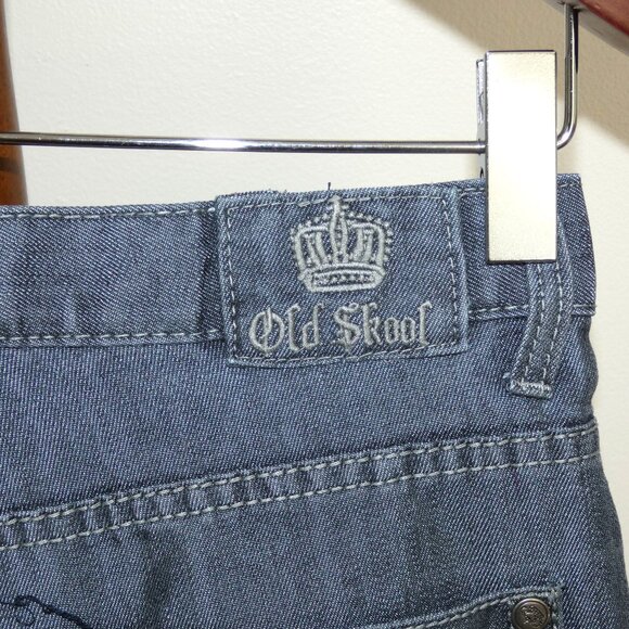 Old Skool Straight Leg Shiny Denim Jeans - Picture 5 of 7